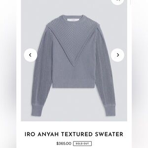 IRO ﻿ANYAH TEXTURED SWEATER